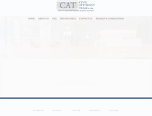 Tablet Screenshot of civilattorneyteam.com